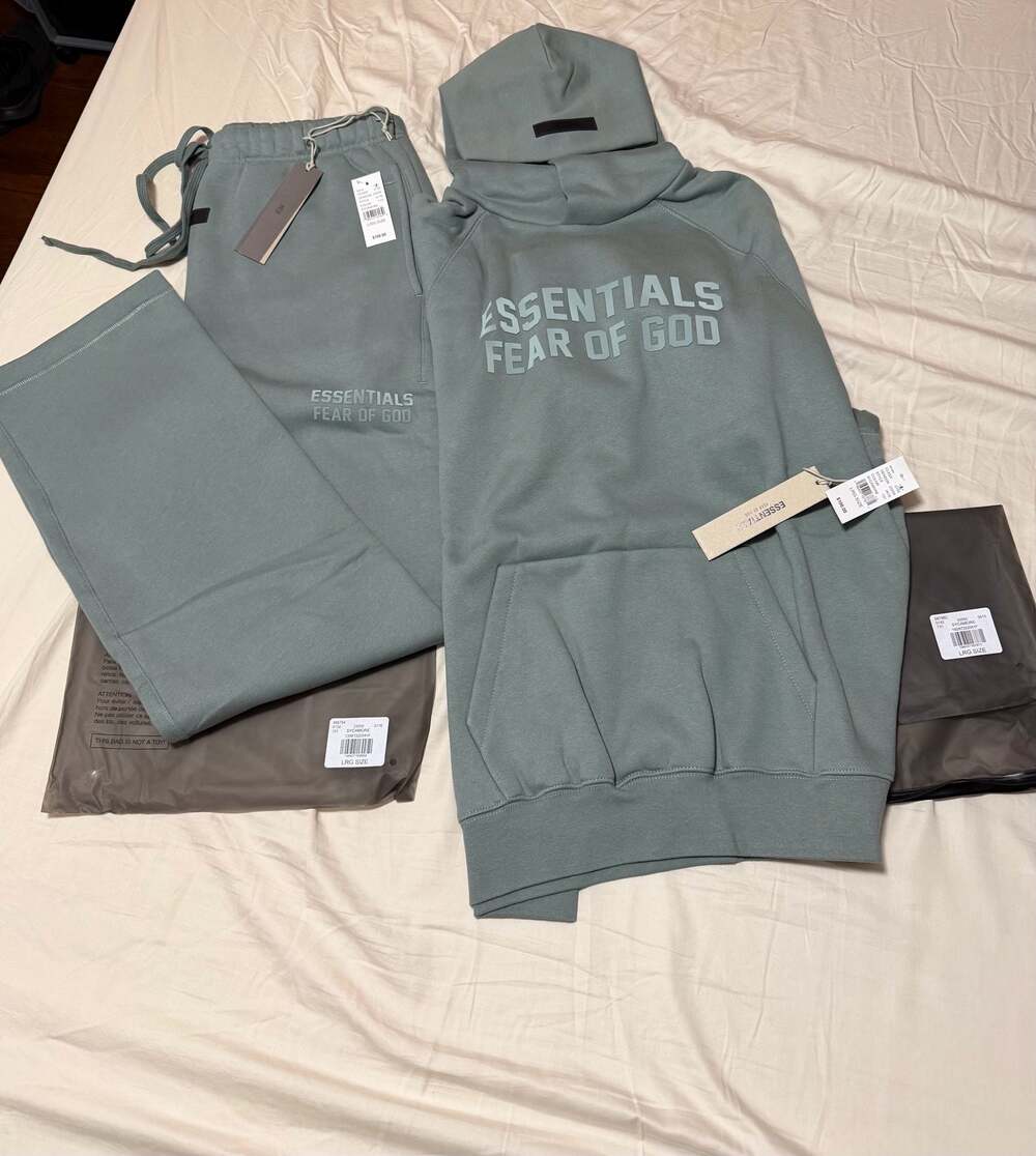 Fear of God Essentials Sycamore Hoodie and Sweatpants Set Size Large